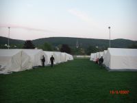 Kreiszeltlager Jugendfeuerwehr 2007 Aufbau 10